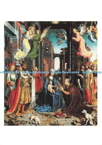 D119484 Die Anbetung der Könige. Jan Gossaert. aktiv 1503. gestorben 1532