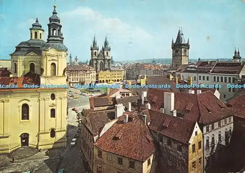 D115962 Praha. Blick auf den Altstädter Ring. PressFoto. Daniel Vrzak. 1972