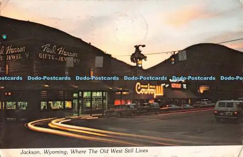 D116001 Jackson. Wyoming. Wo der alte Westen noch lebt. George Mc Company. Pla