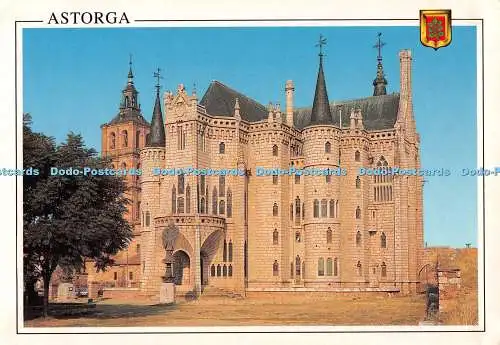 D116041 Astorga. Leon. Bischofspalast. Gaudi. Domturm. Reyero. Fisa. E