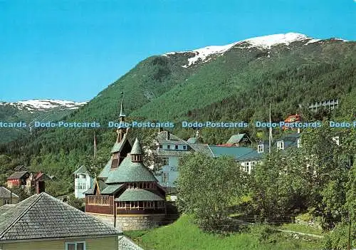 D116047 Norwegen. Die anglikanische Kirche. Balestrand. Normann