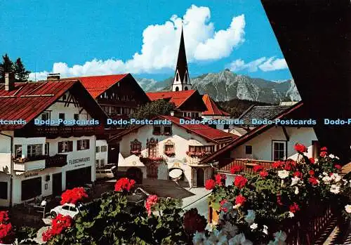 D119598 Seefeld in Tirol. Gegen Wettersteingebirge. Alpenverlag Wels. Nr. 119