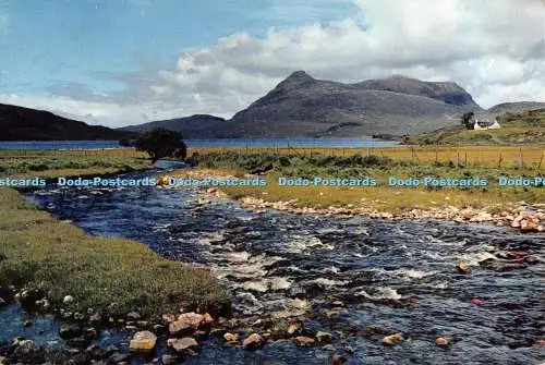 D119705 Sutherland. Quinaig und Loch Assynt von Inchnadamph. J. Arthur Dixon