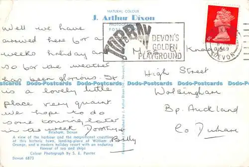 D116248 Brixham. Devon. J. Arthur Dixon. S. E. Punter. 1969