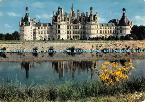 D116260 Les Chateaux de la Loire. Chambord. Fassade Nord. Greff. Mexichrom. 1975