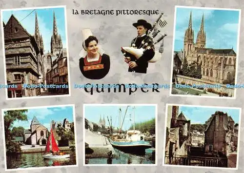 D119825 La Bretagne Pittoresque Quimper. Belles Editions de Bretagne. Y.R. Caou