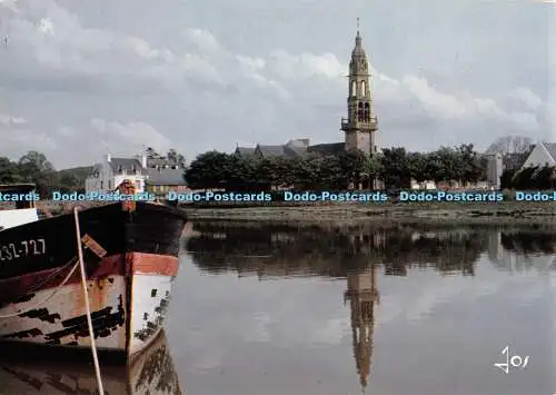 D119832 Le Faou. La Riviere et l eglise. Jos le Doare. Modele Depose