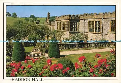 D156208 Haddon Hall. Die Gartenfront. Robin Dengate