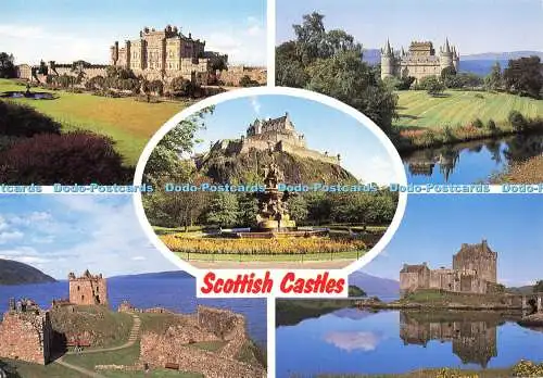 D156227 Scottish Castles. Edinburgh Castle. Whiteholme. Multi View