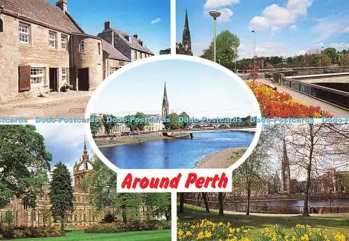 D156247 Rund um Perth. Der Fluss Tay. Whiteholme. Multi View