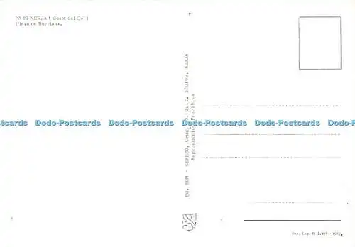D156349 Nerja. Costa del Sol. Playa de Burriana. Som Cerezo. Nr. 89