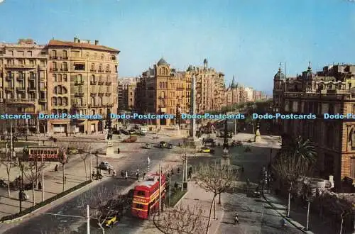 D156446 Barcelona. Victory Circus und Generalissime Franco Avenue. A. Campana y