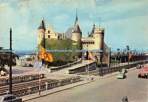 D157664 Antwerpen. Steen. Am besten. Postkarte