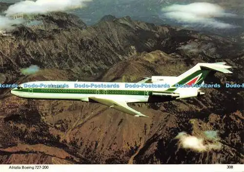 D156691 Alitalia Boeing 727. 200. Charles Skilton und Fry. 1981