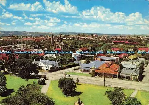 D157875 Adelaide. S.A. Panoramablick vom australischen Hotel. Johannes Engelander. K