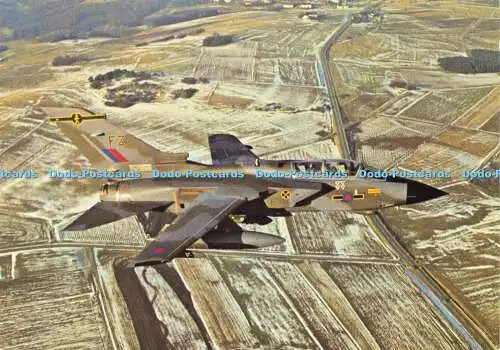 D156693 Tornado vom 16. Geschwader Royal Air Force über der norddeutschen Tiefebene. Lin