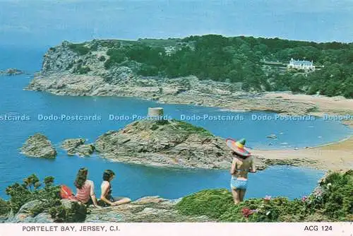 D156701 C.I. Portelet Bay. Jersey. A. C. Gallie. David A. Fry