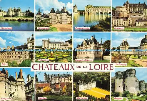 D157884 Chateaux de la Loire. Blois. Valoire. Leconte. 1972. Multi View