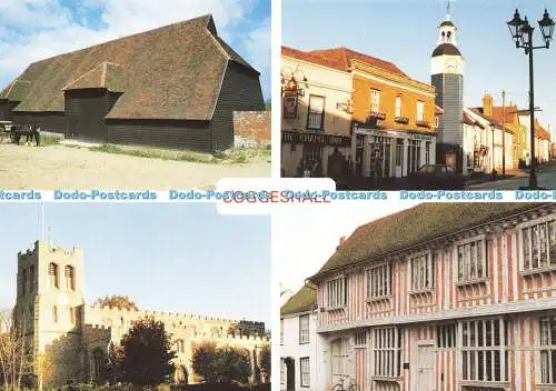 D157889 Coggeshall. Die Kirche. Die Post. Richter. C. 11738. X. Multi View