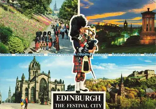 D159288 Edinburgh. Die Festspielstadt. Levy Brothers. John Hinde. 1985. Multi Vie