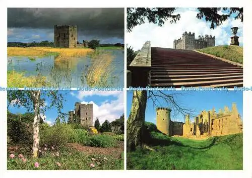 D157942 Galloway Castles. Castle Kennedy. Allan Wright. Galloway Grafik. Multi V