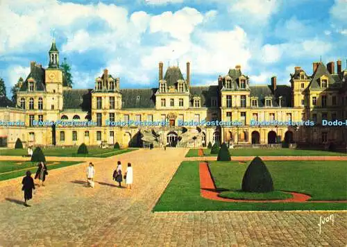 D159341 Couleurs et Lumiere de France. Chateau de Fontainebleau. Seine et Marne.