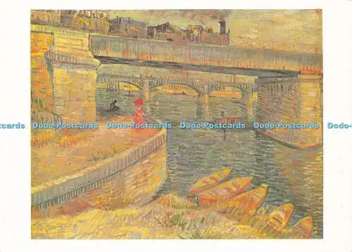 D156788 Paris. Die Asnieres Brücken. Vincent Van Gogh