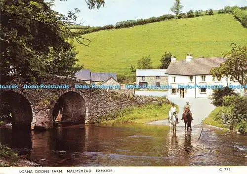 D159361 Exmoor. Lorna Doone Farm Malmsmead. Richter. C. 773