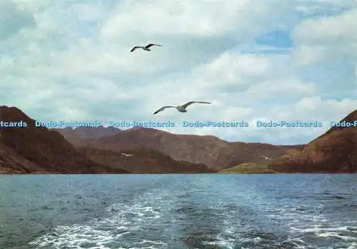 D157983 Isle of Skye. Cuillin Skyline von Loch Scavaig. J. Arthur Dixon. D.R.