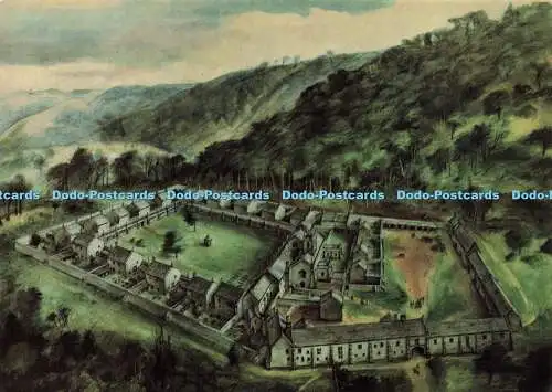 D156820 North Yorkshire. Mount Grace Priory. H.M.S.O. Krone