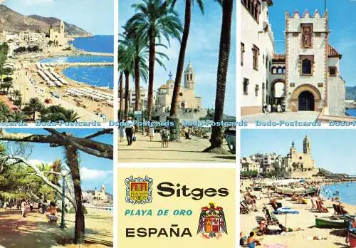 D159389 Sitges. Playa de Oro. Espana. R. Gasso. Nr. 50. Multi View