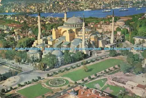 D159399 Istanbul. Die Moschee Ayasofya und die Gesamtansicht. Foto Türkei