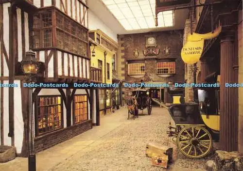 D158018 York. Das Schlossmuseum. Kirkgate the Museum Victorian Street. Beric Tem