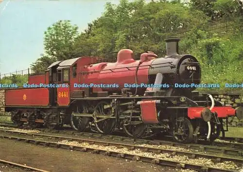 D156860 Ivatt L.M.S. Klasse 2. MT. 2. 6. 0. Nr. 6441. E. T. W. Dennis. Eisenbahn