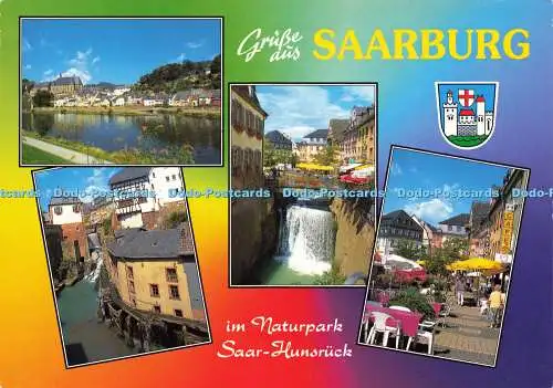 D158072 Grusse aus Saarburg. Herst. u. Verlag Schoning. Gebr. Schmidt. Multi Vie