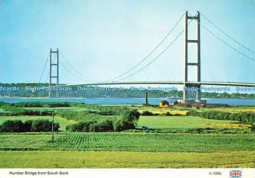 D159486 Humber Bridge vom South Bank. E. T. W. Dennis