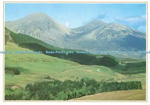 D156915 Die schönen abgerundeten roten Cuillin-Berge. Im Herzen der Insel