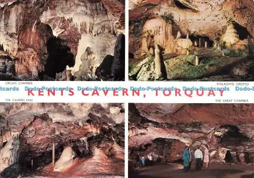 D158171 Torquay. Kents Cavern. Orgelkammer. Jarrold. Multi View