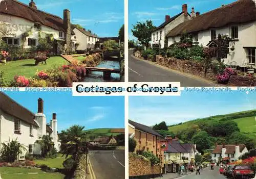 D159553 Cottages of Croyde. John Hinde. 1982. Multi View