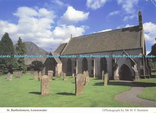 D159556 Loweswater. St. Bartholomäus. Die Diözese Carlisle. Lithographie von W