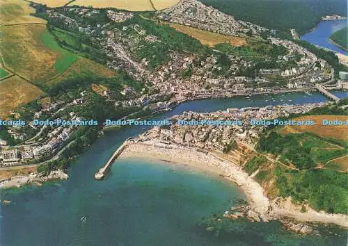 D158177 Cornwall. Blick auf Looe. Dreieck Design. Plymouth Agencies. Boris Antenne