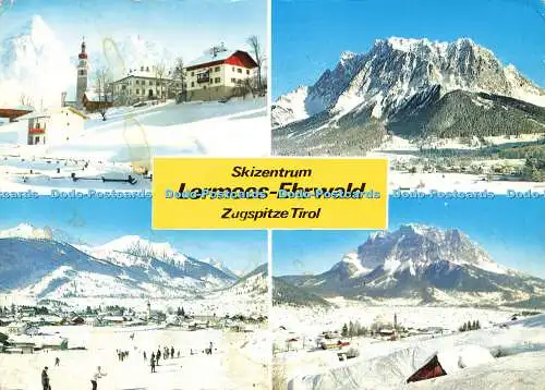 D156989 Skizentrum Lermoos Ehrwald. Zugspitze Tirol. Risch Lau. Multi View