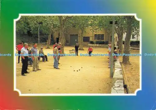 D157033 La Partie de Boules. De la Ste Baume. 1990