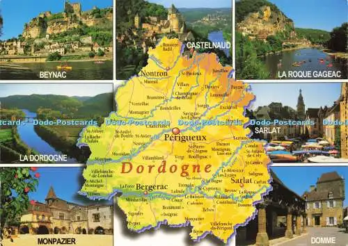 D157039 Dordogne. Beynac. Rene. P. Ranoux. Multi View