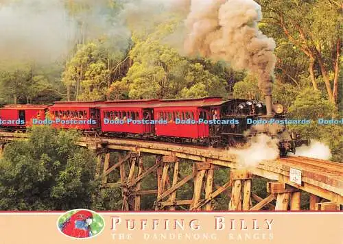 D157042 Puffing Billy. Die Dandenong-Reihen. Scancolor. Mal Austin