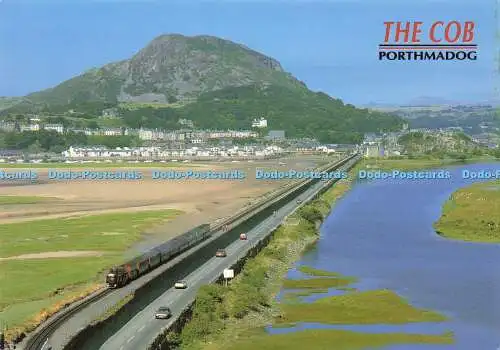 D157050 Porthmadog. Der Cob. John Hinde. David Noble