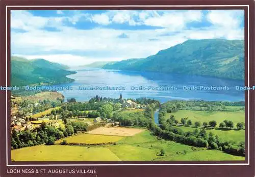 D157060 Loch Ness und Ft. Augustus Village. Whiteholme. A Hail Caledonia Product