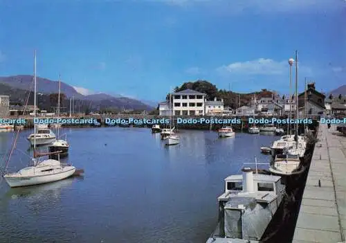 D158254 Porthmadog. Gwynedd. Der Hafen von Porthmadog. J. Arthur Dixon