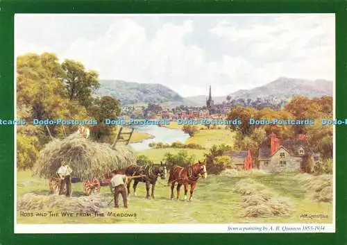 D159637 Ross and the Wye From the Meadows. J. Salmon. A. R. Quinton