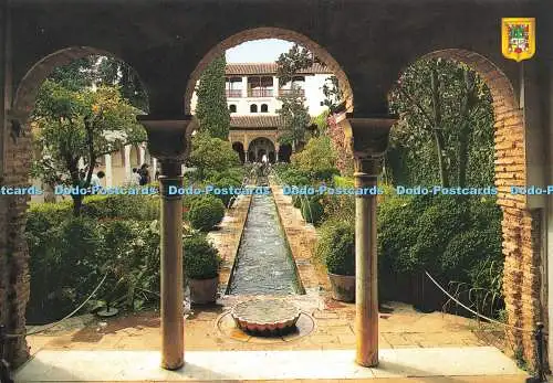 D159690 Granada. Innenhof der Acequia. Fisa. L. Dominguez